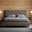 Doppelbett mit Bettkasten 160x190 cm, gepolstertes Design Priya M Lagerbestand