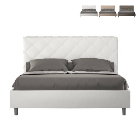 Doppelbett 170x200 cm mit modernem Polsterbettkasten Priya M3 Aktion