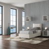 Einzelbett mit Stauraum 80x190 cm, gepolstertes Kopfkissen Antea S Eigenschaften