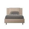 Französisches Bett mit Stauraum 120x190 cm mit gepolstertem Kopfteil Antea P Sales