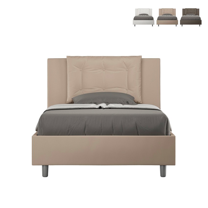 Französisches Bett mit Stauraum 120x190 gepolstert Annalisa P Katalog