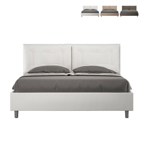 Doppelbett 160x190 mit Bettkasten und Kopfteilkissen Annalisa M Aktion