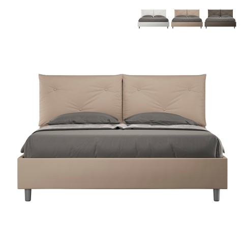 Doppelbett mit Bettkasten 160x190 Kopfteil Kissen Appia M Aktion