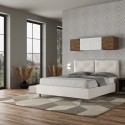 Doppelbett mit Bettkasten 160x190 Kopfteil Kissen Appia M 