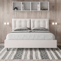 Doppelbett 160x200 mit Bettkasten, gepolstert, Kissen Annalisa M1 Lagerbestand