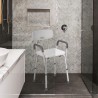 Bad-Duschstuhl für Menschen mit Mobilitätseinschränkung ältere Menschen abnehmbare Armlehnen Maple