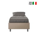 Einzelbett mit Bettkasten Sommier 80x190 Kinderzimmer Azelia S Kosten