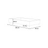 Einzelbett mit Bettkasten Sommier 80x190 Kinderzimmer Azelia S 