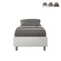 Einzelbett mit Bettkasten Sommier 80x190 Kinderzimmer Azelia S Aktion