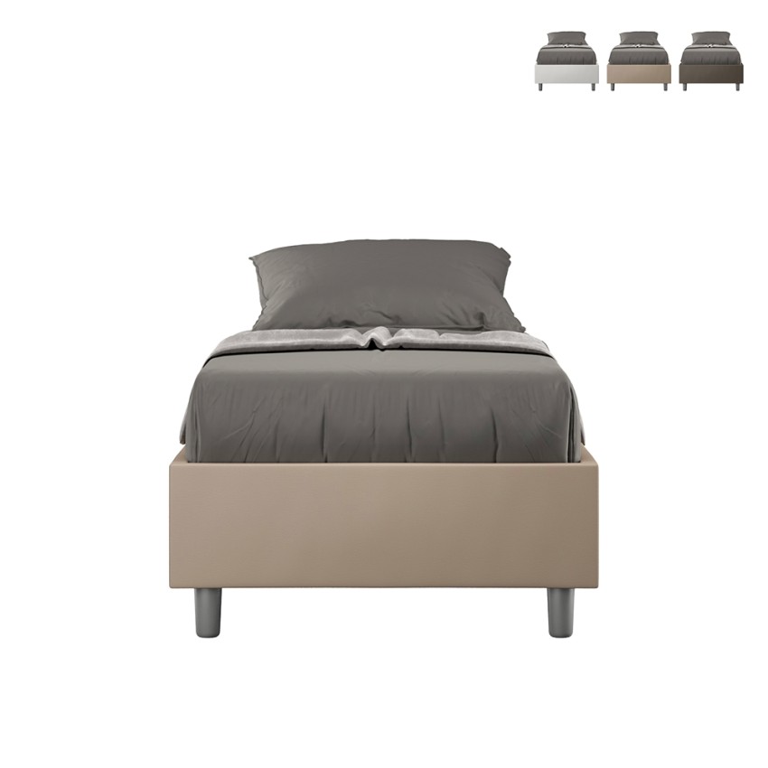 Einzelbett mit Bettkasten Sommier 80x190 Kinderzimmer Azelia S Maße Einzelbett mit Bettkasten Sommier 80x190 Kinderzimmer Azelia S Maße