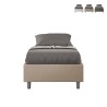 Einzelbett mit Bettkasten Sommier 80x190 Kinderzimmer Azelia S Maße