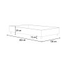 Französisches Polsterbett mit Stauraum 120x190 Halb-Bett Azelia P 
