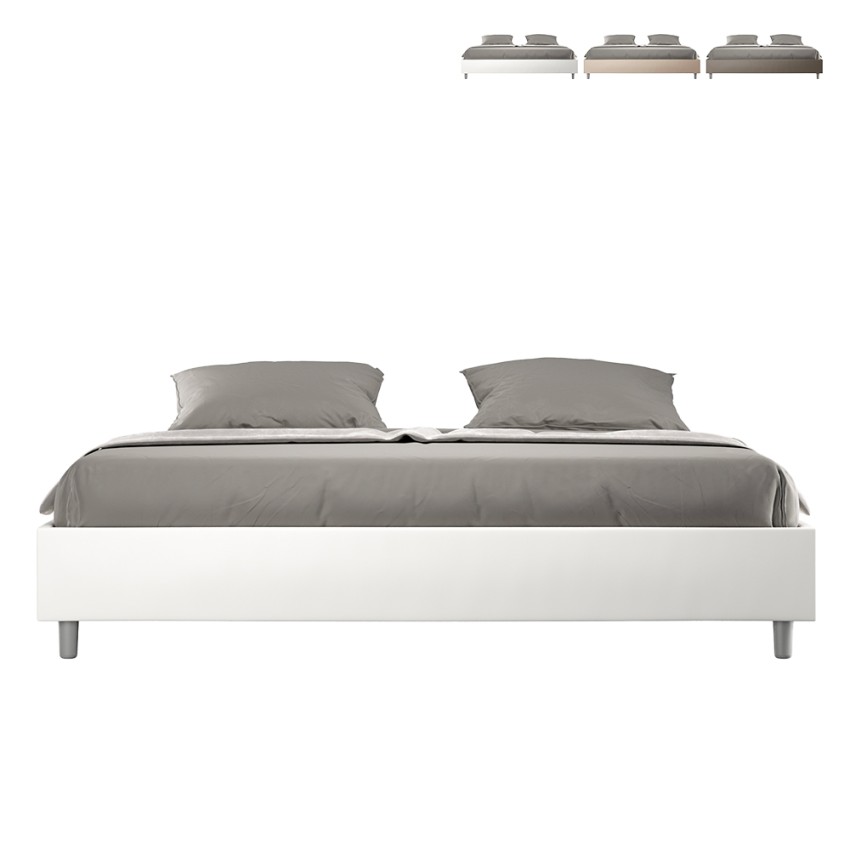 King-Size-Polsterbett mit Bettkasten 180x200 Azelia K Maße King-Size-Polsterbett mit Bettkasten 180x200 Azelia K Maße