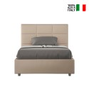Mika P Französisches Bett 120x190 quadratisch und eine Hälfte Design Lagerbehälter Angebot