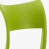 Stühle aus Polypropylen für Küche Bar Restaurant und Garten Parisienne 
