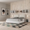 Holzbett mit Bettkasten 160x190 cm Doppelbett Kissen Egos Antea 