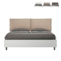 Holzbett mit Bettkasten 160x190 cm Doppelbett Kissen Egos Antea Aktion