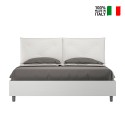 Doppelbett mit Bettkasten 160x190cm Kissen Holz Egos Appia Angebot