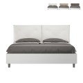 Doppelbett mit Bettkasten 160x190cm Kissen Holz Egos Appia Aktion