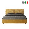 Polsterbett mit Bettkasten 160x190 Stoff Mados Giada Agata 