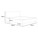 Polsterbett 160x190 mit Stauraum, modern, Arla Norris Era 