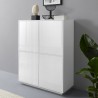 Moderne Anrichte Küchenschrank Wohnzimmer Design Weiß 100x40cm Judy Aktion