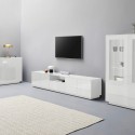 moderne TV-Bank 220cm für Wohnzimmer in weiß Aston Katalog