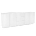 Moderne weiße Küchen- und Wohnzimmerkommode 220 cm Buffet Lonja Angebot