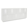 Lopar Anrichte 200cm Weiß - Design Sideboard für Wohnzimmer & Küche Angebot