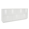 Sideboard 200cm Wohnzimmer Anrichte Küche weiß Design Lopar Angebot