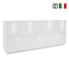 Lopar Anrichte 200cm Weiß - Design Sideboard für Wohnzimmer & Küche Verkauf