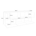 Lopar Anrichte 200cm Weiß - Design Sideboard für Wohnzimmer & Küche Modell