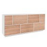 Sideboard Wohnzimmer 200cm Küche Design Weiß Holz Lopar Wood Angebot
