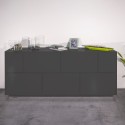 Sideboard Wohnzimmer Küchenschrank 200cm modernes Design Lopar Report Auswahl