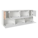 Sideboard Wohnzimmer 200cm Küche Design Weiß Holz Lopar Wood Rabatte