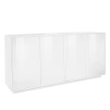 Sideboard Wohnzimmer Küchenschrank 180cm modernes Design weiß Ceila Angebot