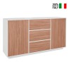 Sideboard Wohnzimmerschrank 160cm Buffet Küche weiß Carat Wood Verkauf
