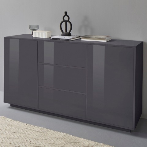 Moderne Design-Anrichte Wohnzimmerschrank 160cm Buffet Carat Report Aktion