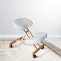Orthopädischer schwedischer Bürohocker ergonomischer Kniestuhl Balancewood Angebot