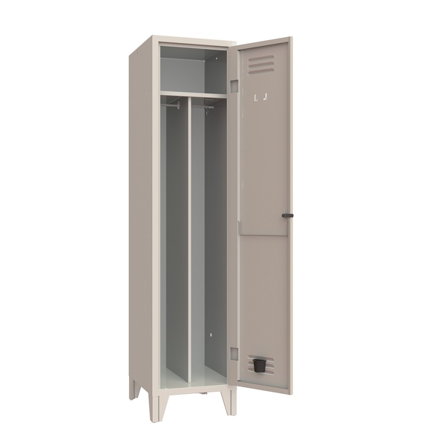 Garderobenschrank Metall 1 Platz sauber/schmutzig Fade Aktion