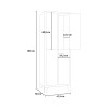 Metall-Spind mit 4 Fächern Loch Garderobe Katalog