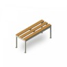 Umkleidebank 3 Plätze 100x37x43cm Turnhalle Schule Schwimmbad Sit Aktion
