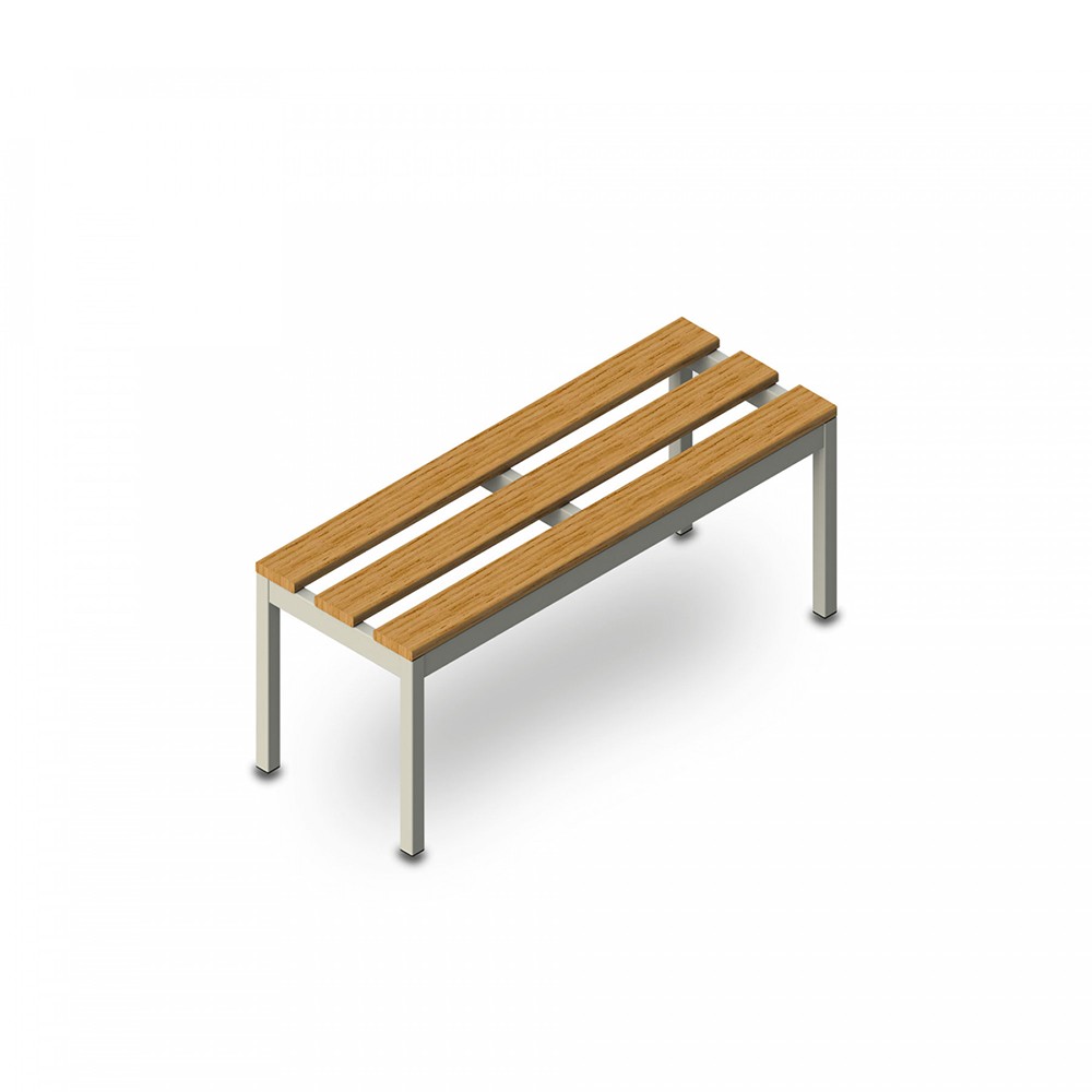 Umkleidebank 3 Plätze 100x37x43cm Turnhalle Schule Schwimmbad Sit