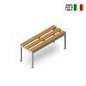 Umkleidebank 3 Plätze 100x37x43cm Turnhalle Schule Schwimmbad Sit Angebot