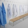 Umkleidebank 3 Plätze 100x37x43cm Turnhalle Schule Schwimmbad Sit Verkauf