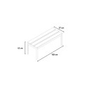 Umkleidebank 3 Plätze 100x37x43cm Turnhalle Schule Schwimmbad Sit Rabatte