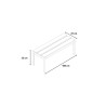 Umkleidebank 3 Plätze 100x37x43cm Turnhalle Schule Schwimmbad Sit Rabatte