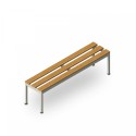Umkleidebank für die Turnhalle, 4 Plätze, 150x37x43 cm, Schule Schwimmbad Sit M Aktion