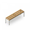 Umkleidebank für die Turnhalle, 4 Plätze, 150x37x43 cm, Schule Schwimmbad Sit M Aktion