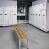 Umkleidebank für die Turnhalle, 4 Plätze, 150x37x43 cm, Schule Schwimmbad Sit M Verkauf